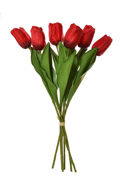 26" Tulip Bundle Red