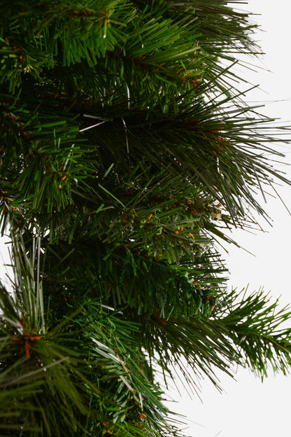 20" Deluxe Evergreen Double Wreath Green