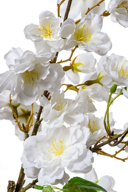 65" Cherry Blossom Spray White