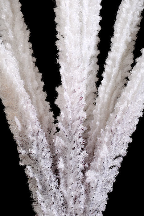 22.5" Artificial Foxtail Grass Bundle White