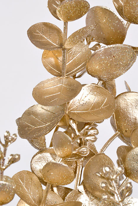 20" Eucalyptus W/Glitter Champagne