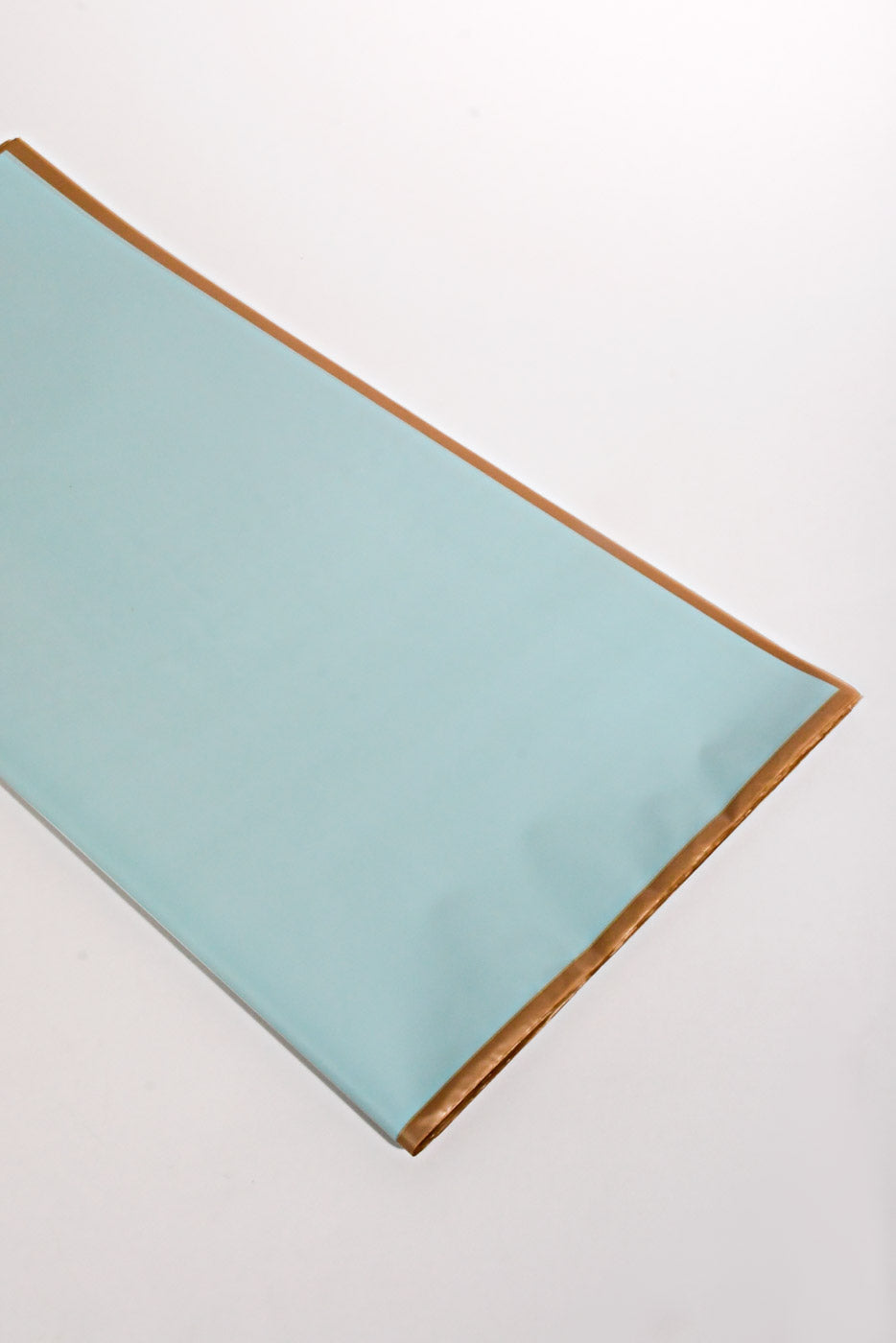 22.5" Champagne Edge Flower Wrap Blue Pkg/20