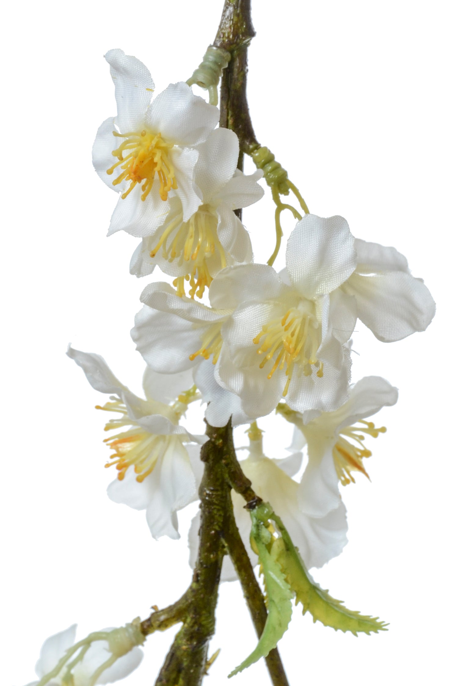 45" Silk Cherry Blossom Spray Cream