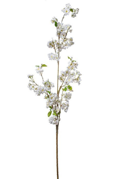 65" Cherry Blossom Spray White