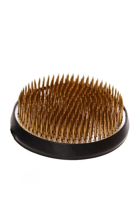 3.2&quot; Round Pin Frog Gold/Black