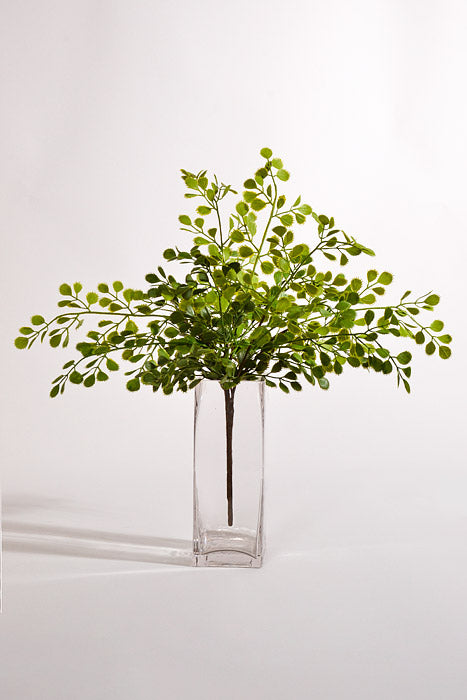 17" Artificial Eucalyptus Bush Green