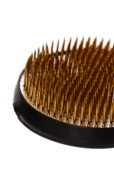 3.2&quot; Round Pin Frog Gold/Black