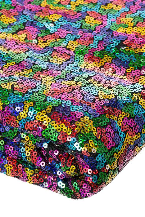 60&quot; X 5yds Sequin Netting Multicolor