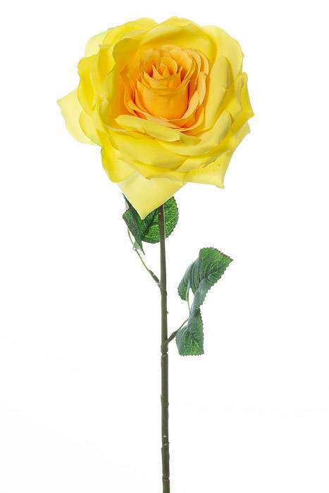 20" Open Rose Spray Yellow