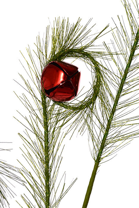 34" Fuzzy Swirl Spray Green/Red