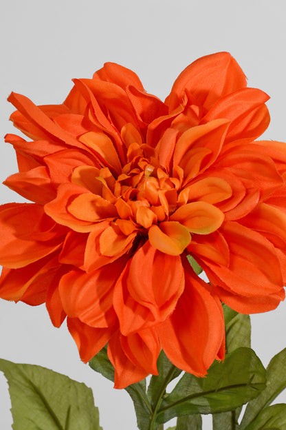 29" Silk Dahlia Spray Orange