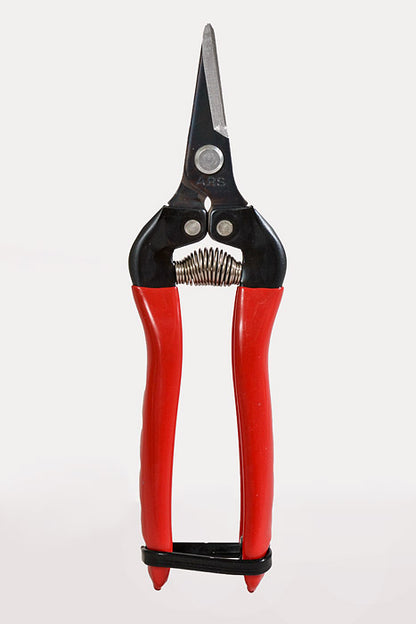 6.75" Short nose Pruner Rounded Tip Red/Black
