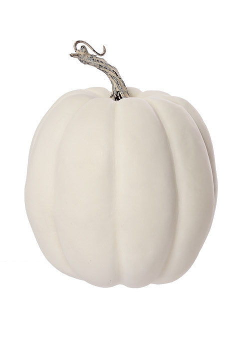 7" Pumpkin White