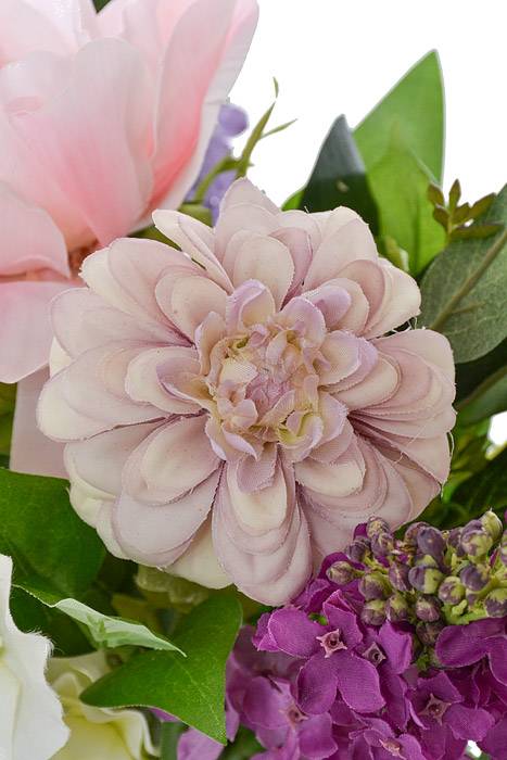 16&quot; Anemome/Dahlia/Lilac Bouquet Pink/Violet