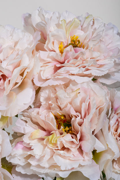 21.5" Silk Peony Bush Light Pink