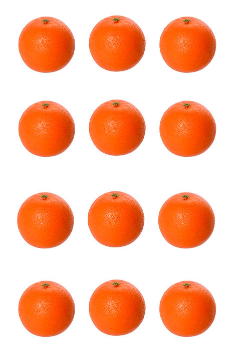 3" Orange Pkg/12