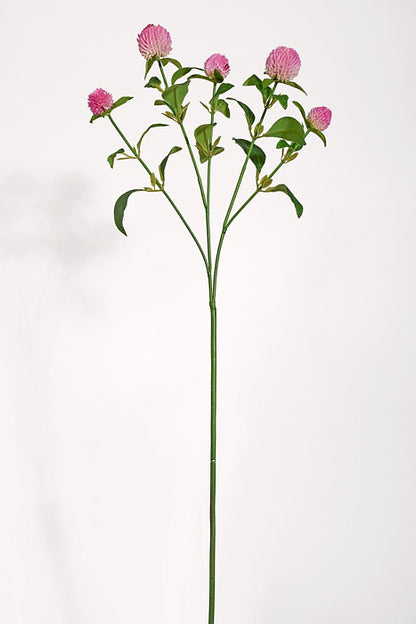 25.5" Artificial Globe Thistle Spray Purple