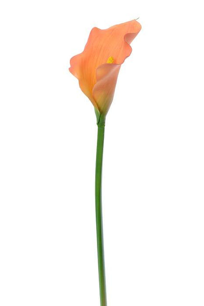 21" Calla Lily Stem Orange