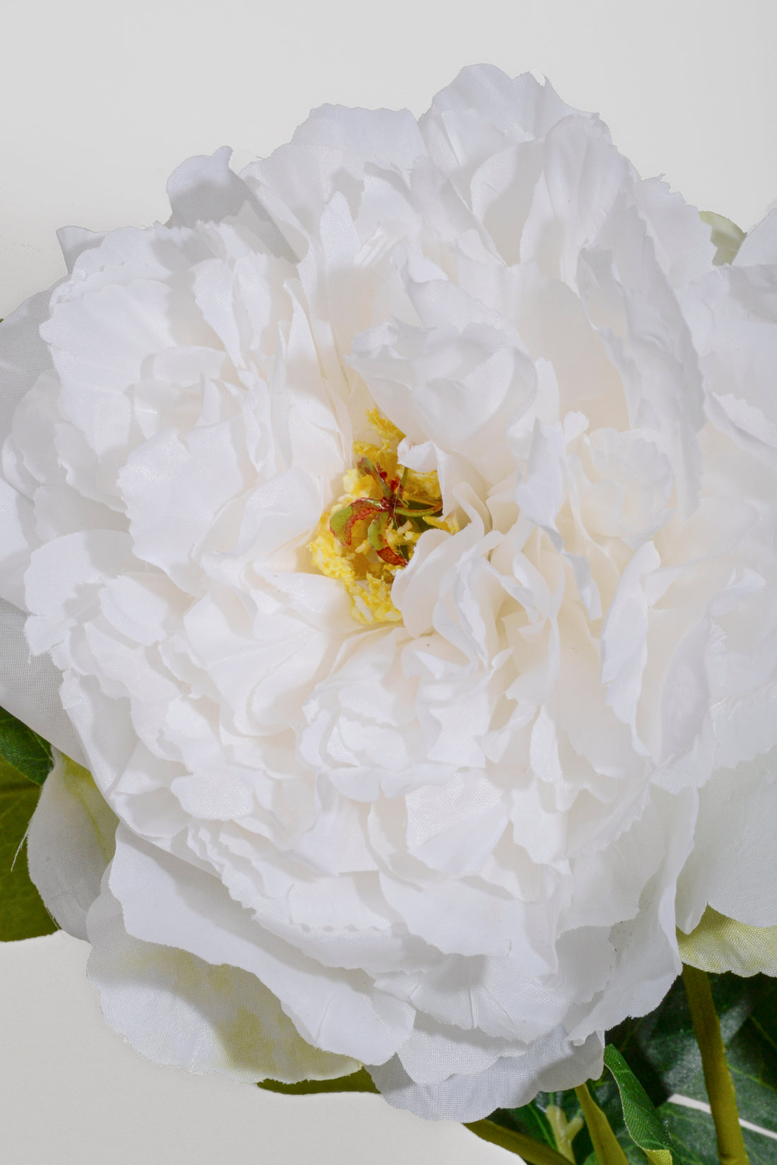 21.5" Silk Peony Bush White