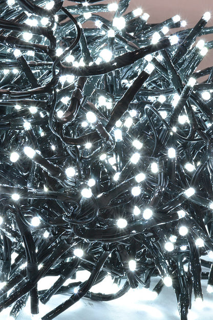 33Ft 1000 Light Led Cluster Garland Cool White