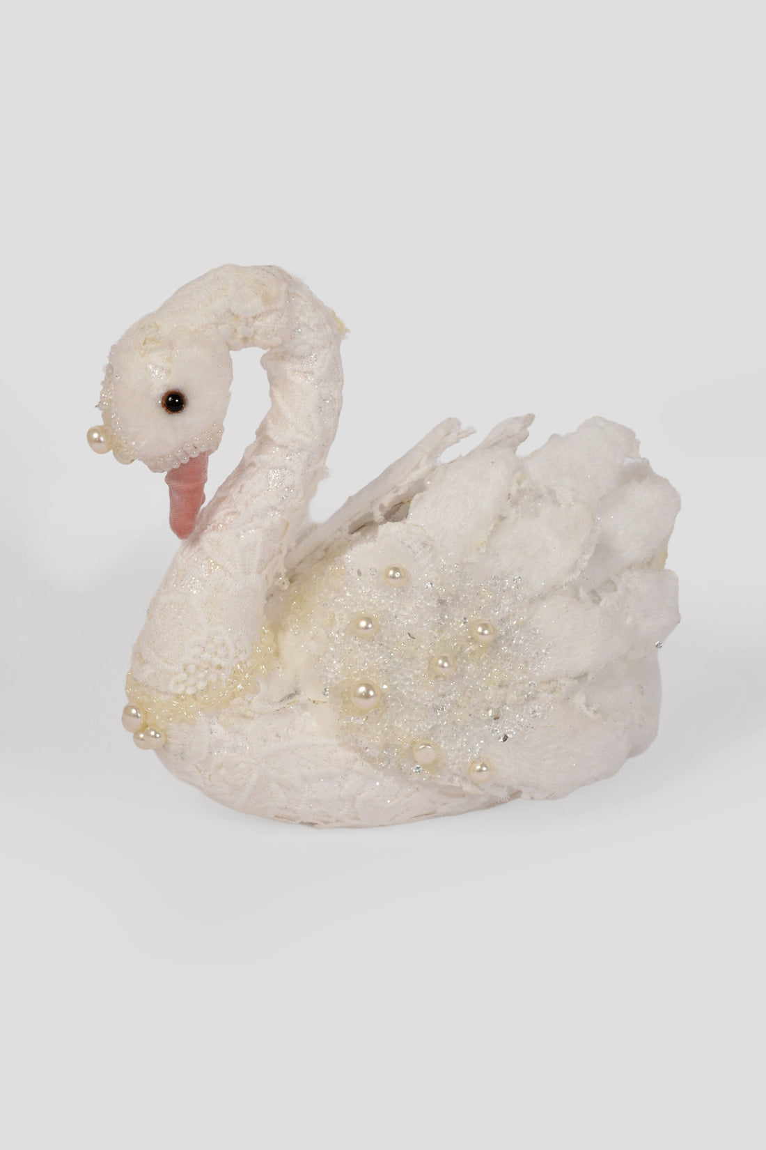 9.25" Swan White