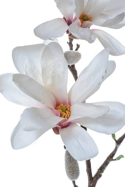 24" Silk Magnolia Spray White/pink