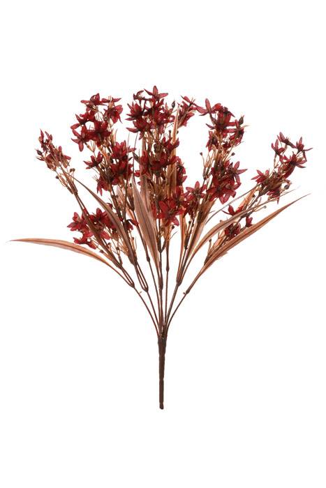 17" Tweedia Bush Burgundy