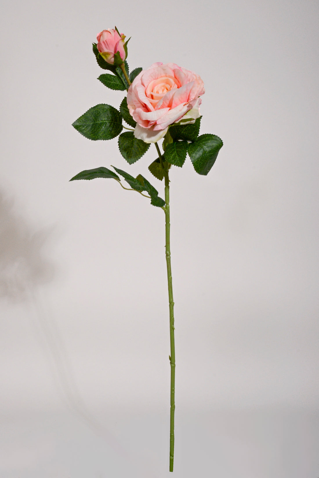 24.5" Silk Rose Spray Coral