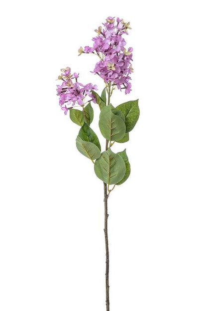 28.5" Silk English Lilac Spray Lilac/two Tone