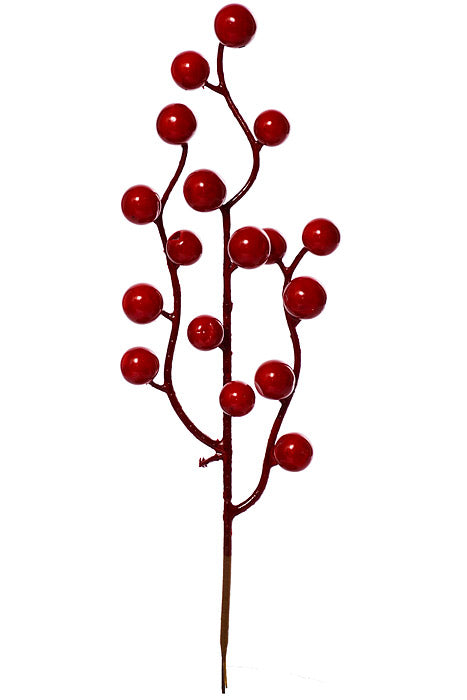 10&quot; Berry Pick Red Pkg/24