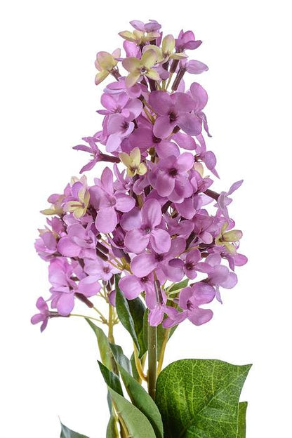 28.5" Silk English Lilac Spray Lilac/two Tone
