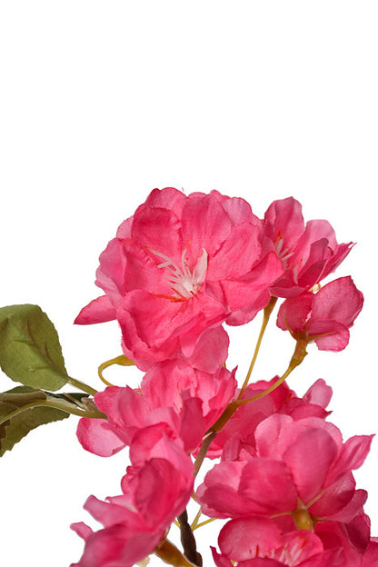 35.5" Silk Cherry Blossom Spray Hot Pink