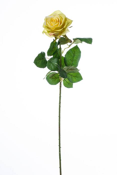 27.5" Silk Confetti Rose Spray Yellow