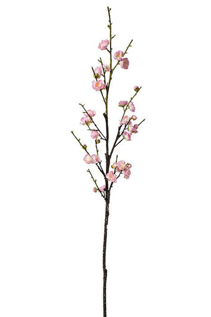 47" Silk Plum Blossom Spray Pink