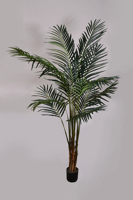 5Ft Artificial Areca Palm With Pot Green