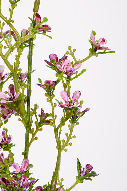 21.5" Artificial Mini Flower Bush Purple