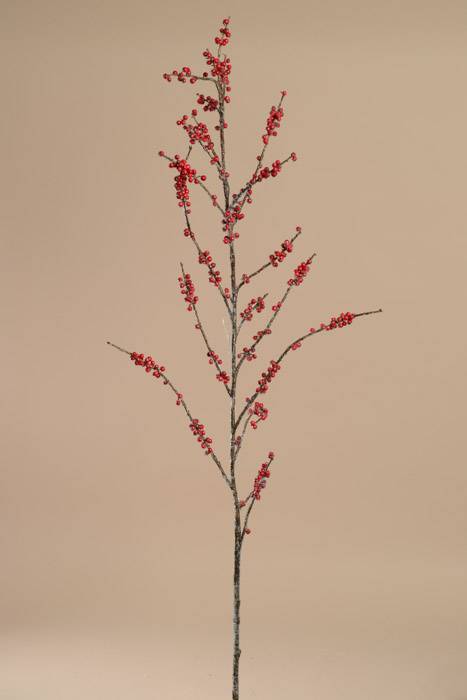 72" Iced Berry Spray Red