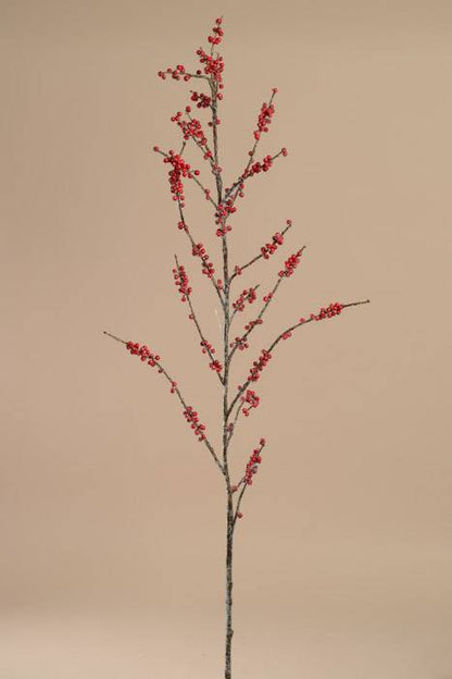 72" Iced Berry Spray Red