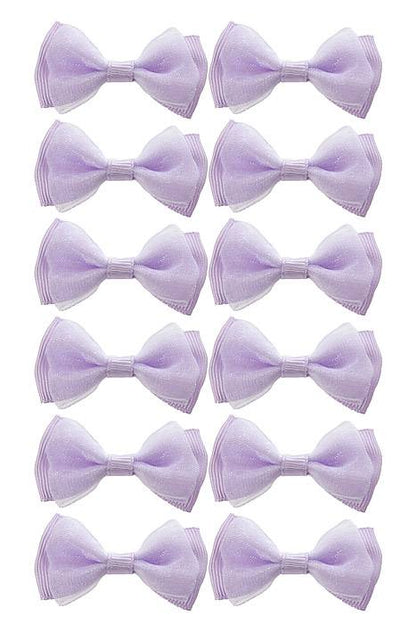 1.75" Ribbon Bow (pkg/12) Lavender