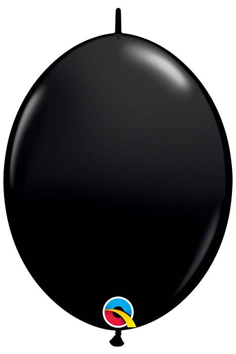 12" Qualatex Quick Link Balloons Onyx Black