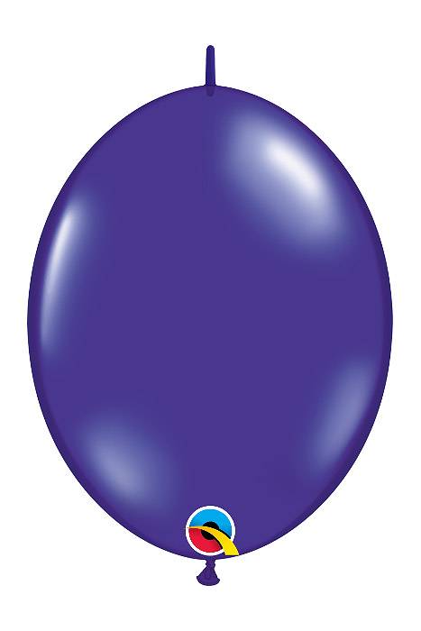 12" Qualatex Quick Link Balloons Quartz Purple