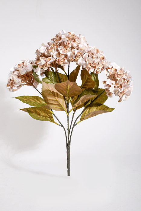 22" Autumn Hydrangea Bush Cream