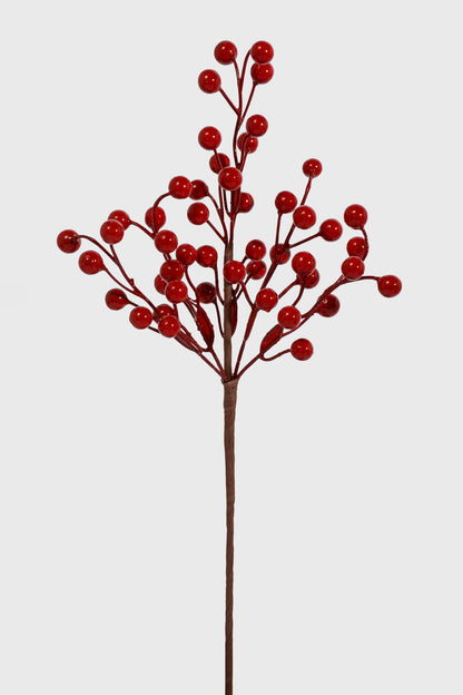 15" Berries Stem Red