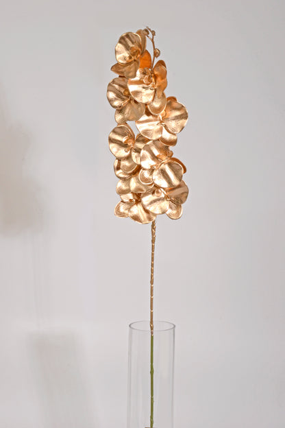 41.3" Metallic Phalaenopsis Spray Gold