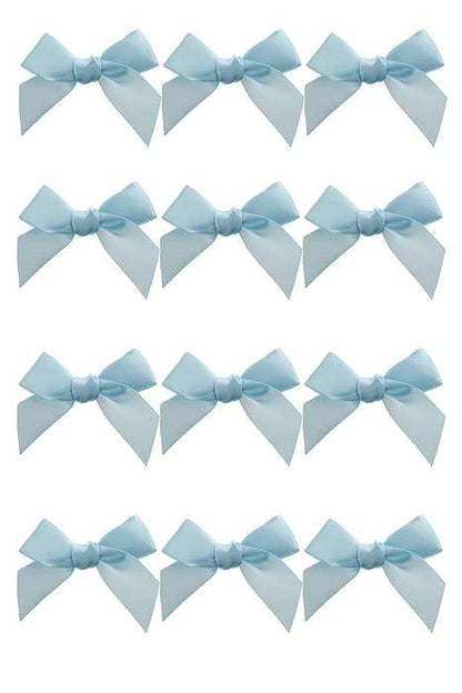 2" Ribbon Bow Light Blue Pkg/12