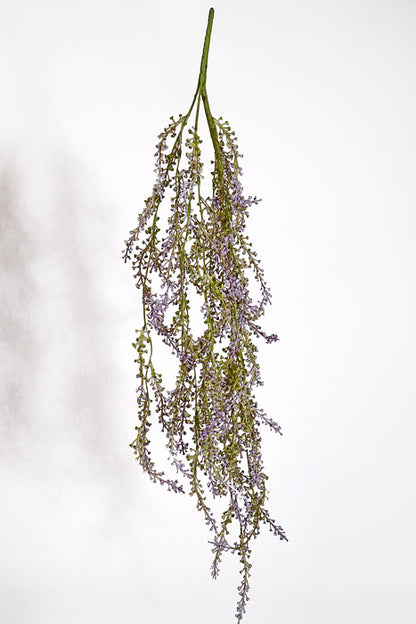 36" Artificial Seed Hanging Purple