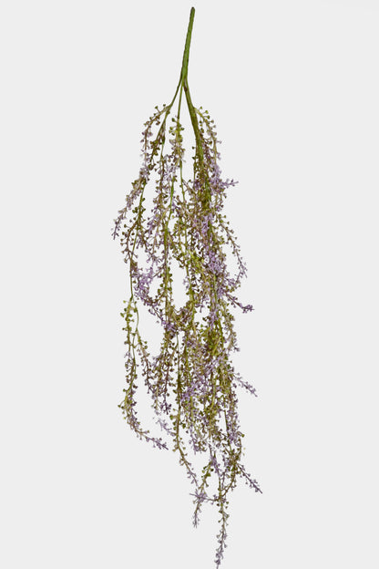 36" Artificial Seed Hanging Purple