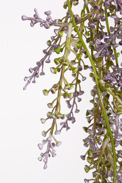 36" Artificial Seed Hanging Purple