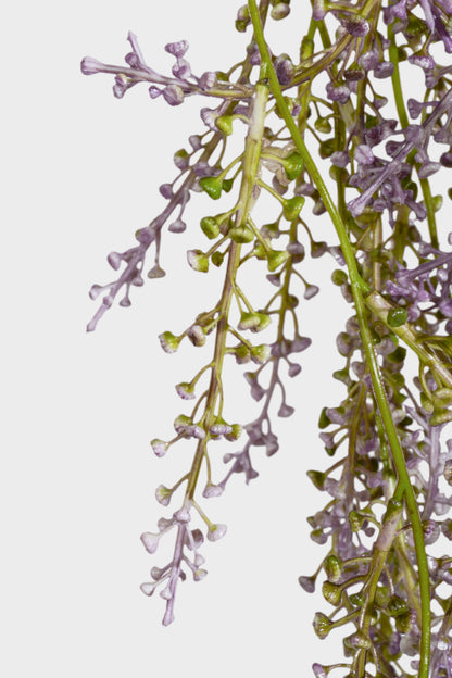 36" Artificial Seed Hanging Purple