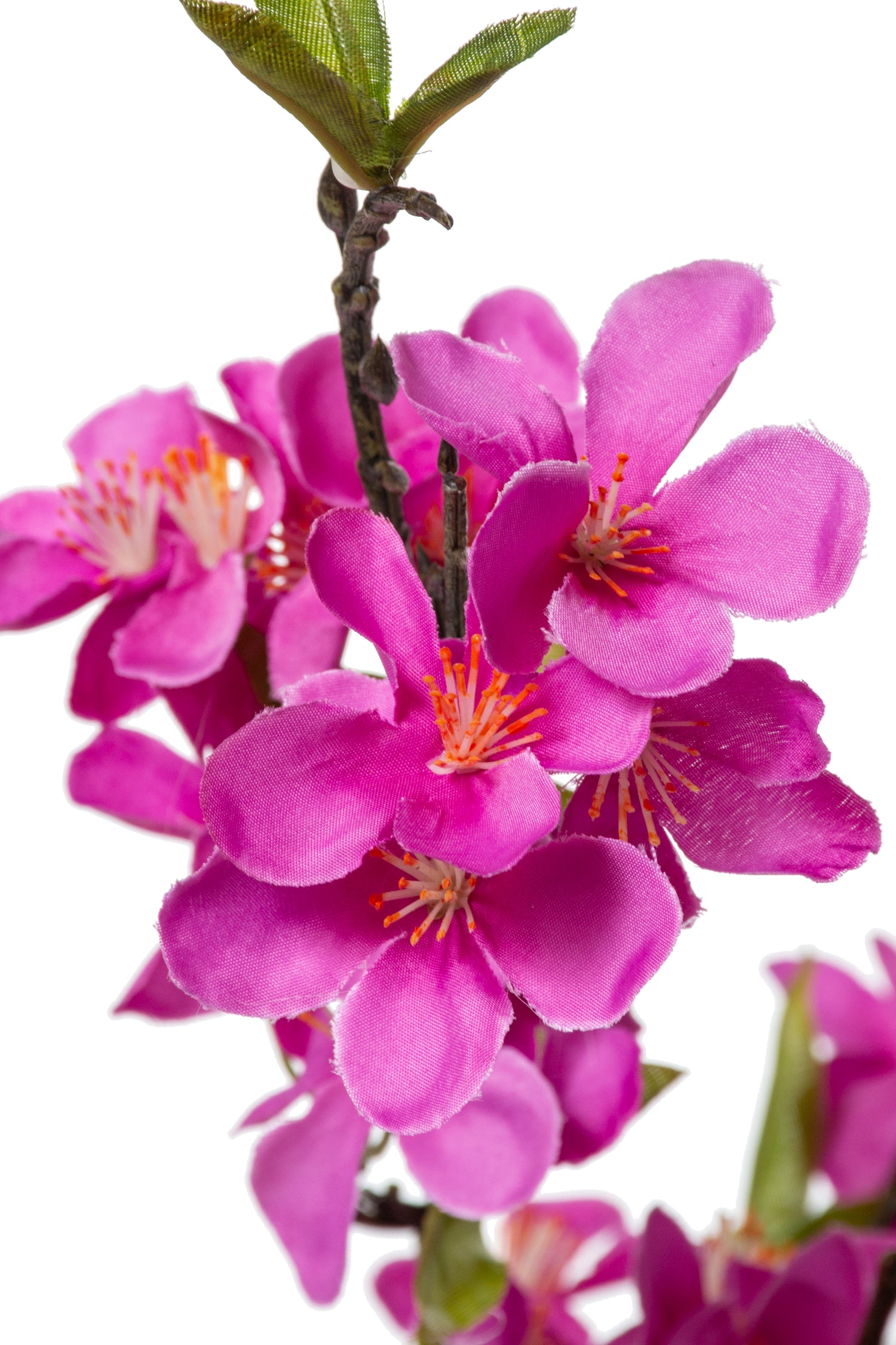 35" Silk Cherry Blossom Spray Violet